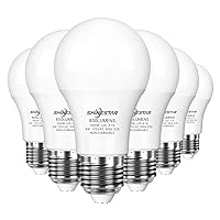 SHINESTAR LED Light Bulbs 60 Watt 6-Pack, Bright White 5000K E26 A19 Daylight Bulb, Non-dimmable