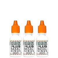 TheraBreath Plus Clinical Formula Nasal-Sinus Drops, 0.5 Ounce (Pack of 3)