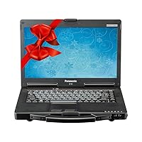 Panasonic Toughbook CF-53 Laptop PC, 14 HD Display, Intel i5-2520M 2.5GHz, 16GB RAM, 1TB SSD, Windows 10 (Renewed)