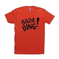 Baffle BADA Bing! Sopranos Inspired Graphic Mens Novelty T-Shirt/tv tee