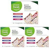 Toaster Pastries Variety Pack (Strawberry, Blueberry, Cherry), 12ct (Pack of 3)