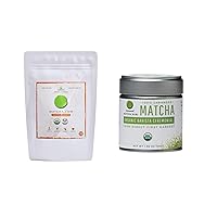 Matcha Kari 20g Barista Matcha + 100g Roasted Hojicha Tea