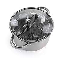 Oster Dutch Oven, Stainless Steel, 4 QT, with Lid and 3 section dividers, Gibson, Sangerfield, 128612.05