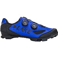 Lake Mx238 Wide Cycling Shoe - Men's Strong Blue/Black Microfiber, 40.0