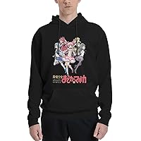 Anime Puella Magi Madoka Magica Hoodie Fashion Man'S Long Sleeve Sweatshirt Leisure Pullover Black