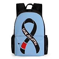 Jiu-Jitsu Japanese Travel Laptop Backpack for Men Women Casual Basic Bag Hiking Backpacks Work