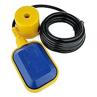 Float Switch with 3m Cable, Liquid Water Level Controller Fill or Empty Floating Switch of Water Tank 110/220V, Float Start Switch Controller Water Level Switch Controller for Pump Water Tank
