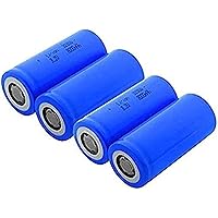 Rechargeable 3.2V 32650 8000 Mah Li-Ion Lithium-Ion Batteries for Military Flashlight Medical Equipment Led Flashlight-4Pieces