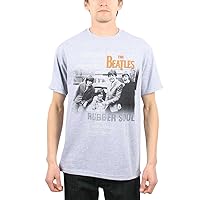 Beatles Men's Rubber Soul T-Shirt Grey