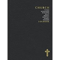 Church tithes offerings missions daily weekly monthly yearly tracker logbook: Church financial and monetary record book | tithes one tenth record ... book keeping ledger book for church