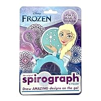 Spirograph Cyclex Clip Elsa - Disney - The Easy Way to Make Countless Amazing Designs - Rotating Stencil Wheel - Travel Ages 5+