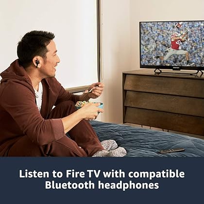 Fire TV Stick streaming device with Alexa built in, includes Alexa Voice Remote, HD, latest release