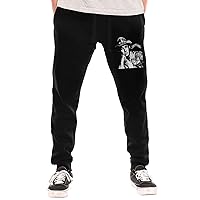 Don Williams Men's Fashion Baggy Sweatpants Lightweight Workout Casual Athletic Pants Open Bottom Joggers