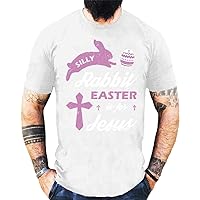 Happy Easter Shirt,Funny Easter T Shirt Silly Rabbit Easter is for Jesus,Gift for Easter