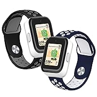 NewJourney 2 Pack SyncUP Kids Watch Band Replacement, Breathable Soft Silicone Sport Wrist Strap Compatible with T-Mobile SyncUP Kids Watch for Boys Girls