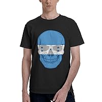Men's Honduras Flag T-Shirt Black Short Sleeve Tops Tee Fitted T Shirts Summer Round Neck Basic Gift