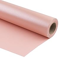 RUSPEPA Pink Matte Wrapping Paper - 81.5 Sq Ft - Solid Color Pearly - Lustre Paper Perfect for Wedding,Birthday,Christmas,Baby Shower - 30 inches x 32.8 feet