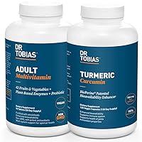 Adult Multivitamin & Turmeric Curcumin Supporting Immunity & Overall Health