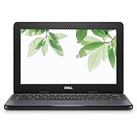 Dell 11'' HD IPS Chromebook, Intel Celeron Processor Up to 2.40GHz, 4GB Ram, 16GB SSD, Super-Fast WiFi, Chrome OS, Dale Black (Renewed)