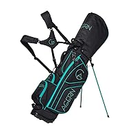 Golf Stand Bag 5 Way Top Dividers. Includes Rain Cover Hood, Stand, Adjustable X-Strap, and Single Strap. Lightweight Golf Bag for Men & Women.