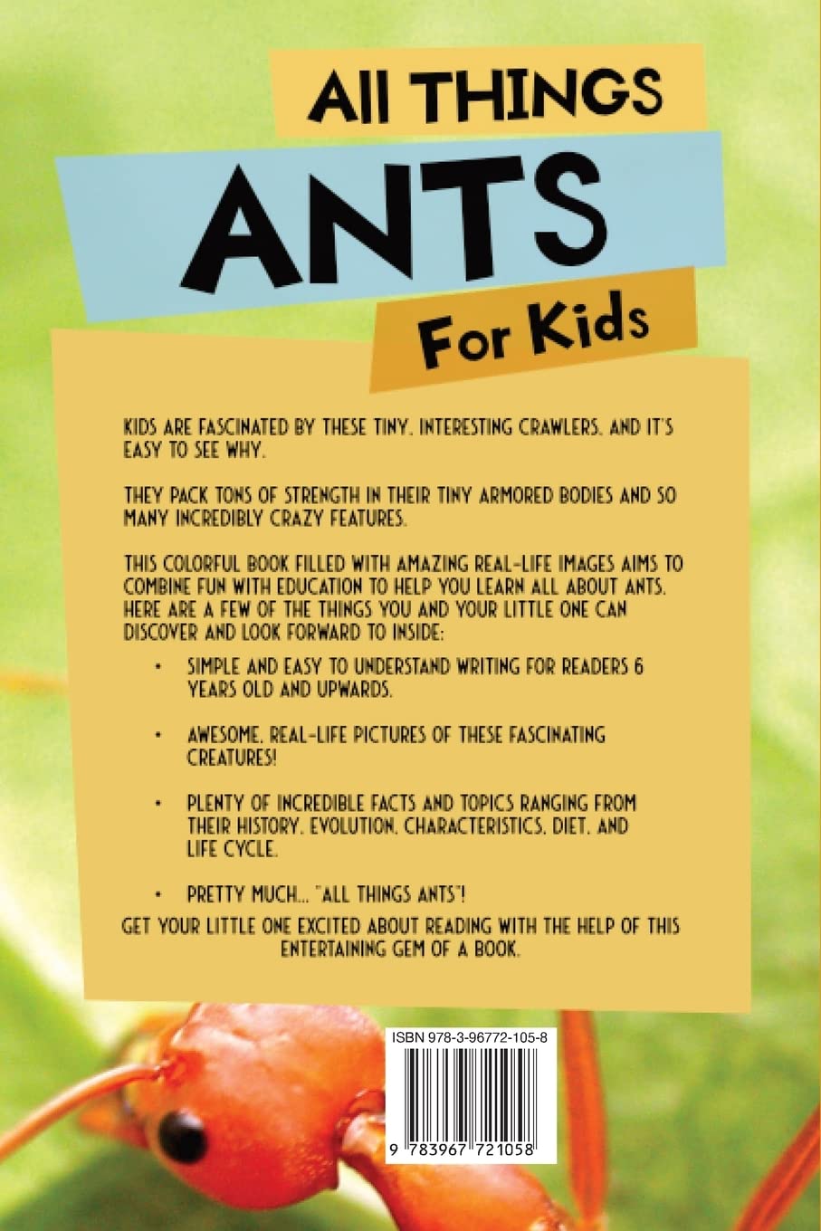 All Things Ants For Kids: Filled With Plenty of Facts, Photos, and Fun to Learn all About Ants
