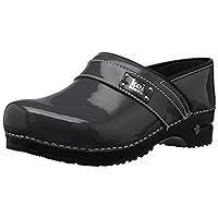Sanita Lindsey Patent Leather Clogs for Women - Arch Support, Durable, APMA-Approved Slip-On Shoes