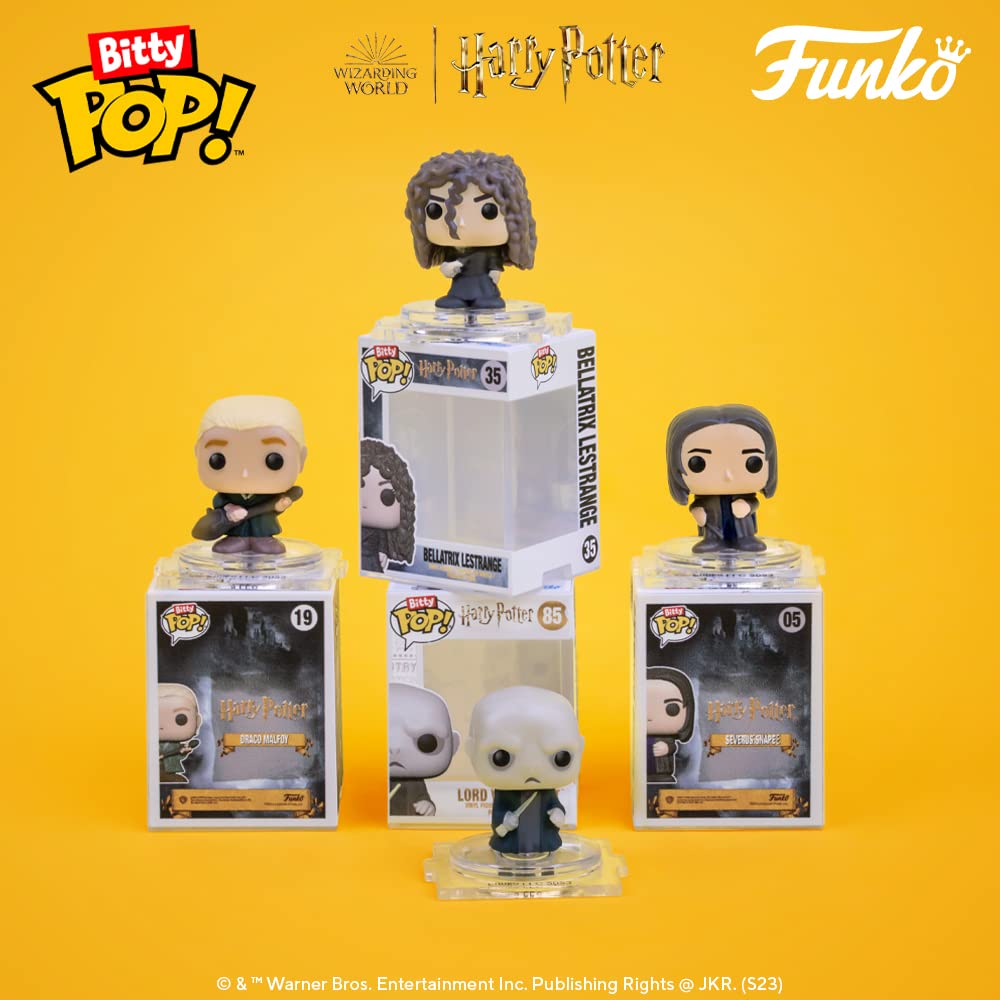 Funko Bitty Pop! Harry Potter Mini Collectible Toys - Harry Potter, Draco Malfoy, Dobby & Mystery Chase Figure (Styles May Vary) 4-Pack