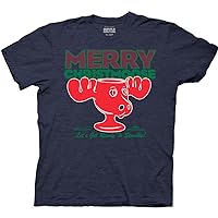 Ripple Junction National Lampoon's Christmas Vacation Merry Christmoose Adult Crew Neck T-Shirt