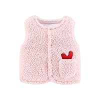 Infant Solid Color Sleeveless Collar Facecloth Fall And Winter Coat Multicolor Vest With Pockets Boys Coats Size 5