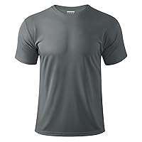 Boladeci Men's Sun Shirts Short Sleeve UPF 50+ UV Protection Swim Shirts Rash Guard Quick Dry Workout Gym Athletic T-Shirts