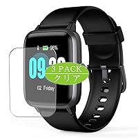 [3 Pack] Screen Protector, Compatible with SKYGRAND/Letsfit/ANBES/Arbily/KUNGIX/LETSCOM/Fitpolo/YAMAY/Willful Smartwatch smart watch 1.3