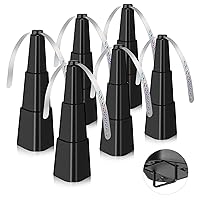 Fly Fans for Tables, Fly Repellent Fan for Indoor/Outdoor, Food Fans to Keep Flies Away for Party, BBQ, Home, Picnics, Travel, Portable and Easy Use 6 Pack (Black)