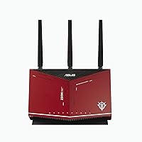 ASUS AX5700 WiFi 6 Gaming Router (RT-AX86U Zaku II Edition) – Dual Band Gigabit Wireless Internet Router, NVIDIA GeForce NOW, 2.5G Port, Gaming & Streaming, AiMesh, Lifetime Internet Security