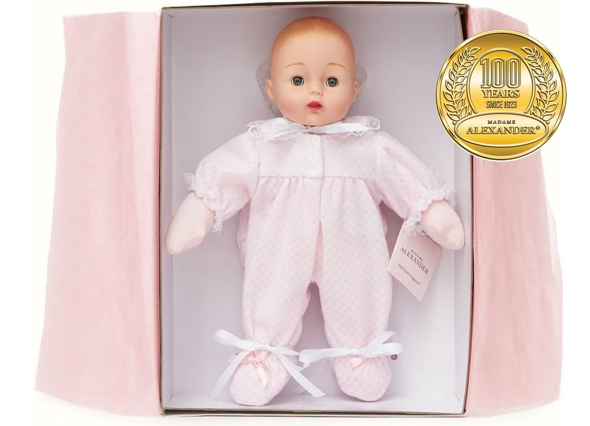 Madame Alexander Baby Huggums with Pink Check Outfit