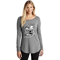 Steamboat Willie Timeless Classic Womens Tri Blend Long Sleeve Shirt