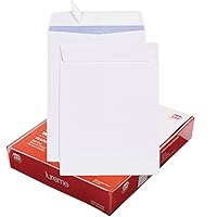 100 9 x 12 Self Seal Security White Catalog Envelopes, Ultra Strong Quick-Seal, for Secure Mailing, Documents, Photos, Heavy 28-lb Paper (ME000001)
