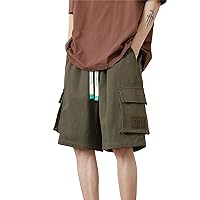 Men's Casual Classic Fit Cargo Shorts Outdoor Hiking Fishing Short Pants Lightweight Quick Dry Big and Tall Shorts