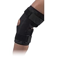 X3 Neoprene Hinged Knee Support, Black, X-Large