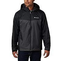 Columbia Men’s Glennaker Sherpa Lined Rain Jacket, Waterproof