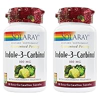 Indole-3-Carbinol, 30 Caps 100 mg (Pack of 2)