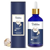 Home Genie Garlic (Allium Sativum) 100% Pure & Natural Undiluted Essential Oil - 100ml(3.38floz), with Dropper