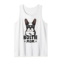 Bostie Mom Boston Terrier Dog Women Tank Top