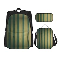 Print 188PCS Backpack Set,Large Bag with Lunch Box and Pencil Case,Convenient,backpack lunch box