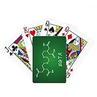 Chemistry EGTA Chemical Structural Formula Poker Playing Magic Card Fun Board Game
