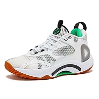 AND1 Scope Basketball Shoes for Women and Men, Mid Top Indoor or Outdoor Basketball Sneakers, Size 6 to 17.5 Women and 4.5 to 16 Men - Pink, Red, or White