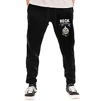 Jeff Beck Long Pants Mens Drawstring Stretch Fashion Loose Trousers Sweatpants