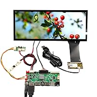 VSDISPLAY 10.3'' 1920x720 IPS 800 Nits LCD Touch Screen with 10 Points Capacitive Touch Panel & HD-MI USB SD LCD Controller Board,fit for Outdoor High Brightness/Automotive Display