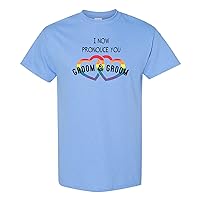 I Now Pronounce You Groom & Groom - LGBT Wedding Marriage T Shirt