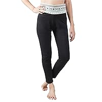 LOFBAZ Yoga Pants for Women Workout Fold Over High Waist Printed Cotton Leggings