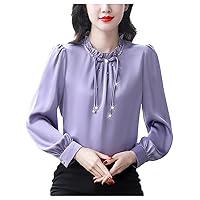 Womens Sleeveless Shirts Loose Fit Fishing Shirts for Women Long Sleeve Button Up